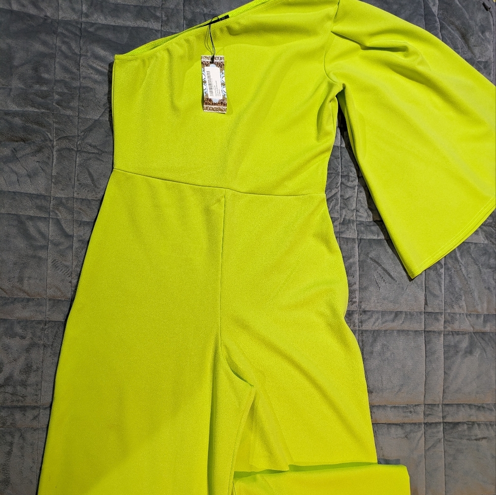 NWT Off the shoulder flair jumpsuit